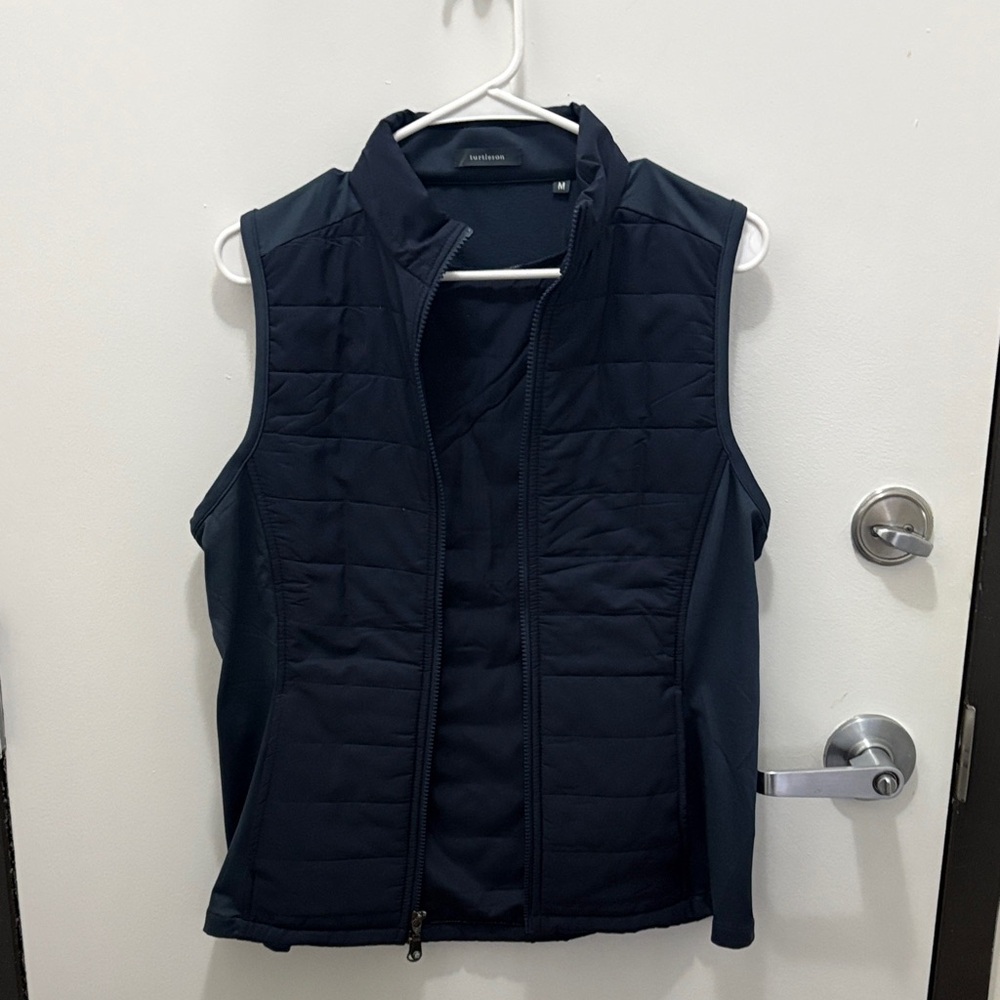 Women's Navy Quilted Vest